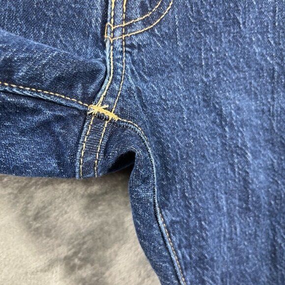 Levis Premium Lot 512 Big E Jeans Men's 32x30 Blue Denim Slim (Actual 30x28) - Picture 4 of 15